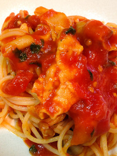 大葉香る豚肉のトマトソースパスタ-レシピのメイン写真