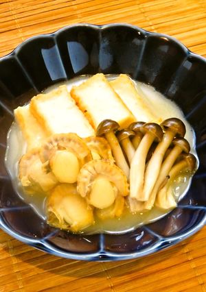 ☺厚揚げとベビーほたての簡単中華風煮物☺-レシピのメイン写真