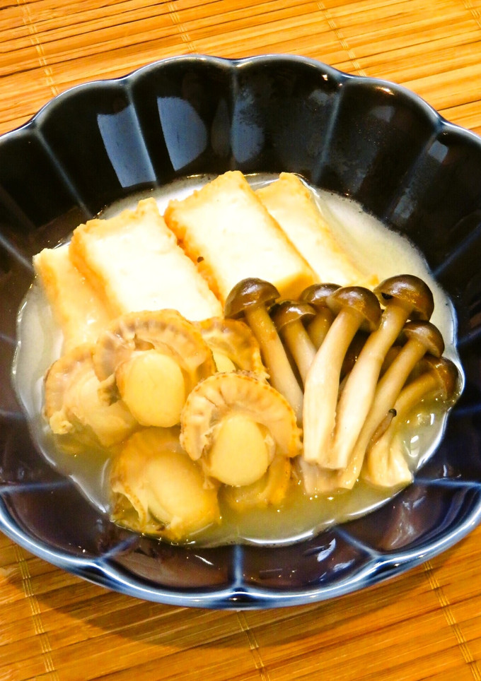 ☺厚揚げとベビーほたての簡単中華風煮物☺-レシピのメイン写真