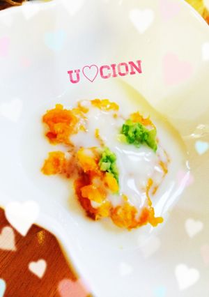 離乳食＊かぼちゃdeクリームソース＊-レシピのメイン写真