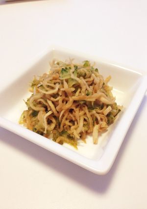 切り干し大根とゴーヤの煮物-レシピのメイン写真
