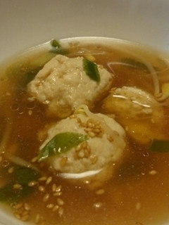 【最強鶏肉種】ゴロッと鶏つみれ中華スープ-レシピのメイン写真
