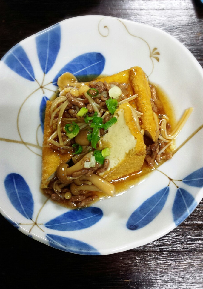 皆大好き！簡単 厚揚げのきのこあんかけ-レシピのメイン写真