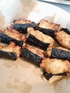 簡単✩鶏ひき肉で磯辺揚げ-レシピのメイン写真