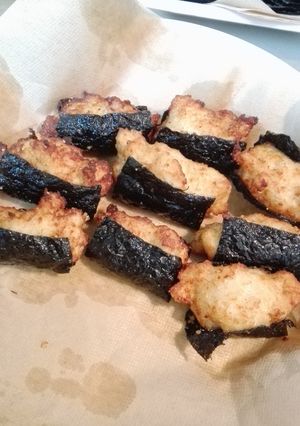 簡単✩鶏ひき肉で磯辺揚げ-レシピのメイン写真