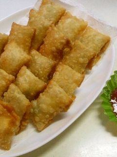 余った餃子の皮で!!簡単おつまみ♪-レシピのメイン写真