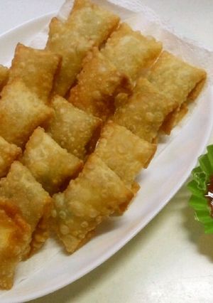 余った餃子の皮で!!簡単おつまみ♪-レシピのメイン写真