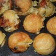 夏野菜とランチョンミートのたこ焼き