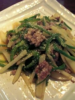 ★じゃがいもとピーマンの中華風炒め物★-レシピのメイン写真