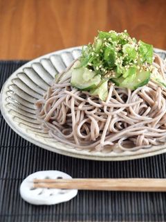 冷や汁風和え蕎麦-レシピのメイン写真