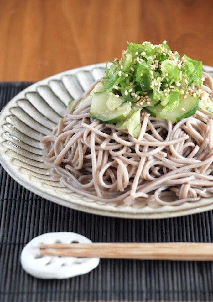 冷や汁風和え蕎麦-レシピのメイン写真