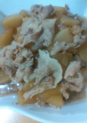 大根と豚肉のうま煮♪-レシピのメイン写真