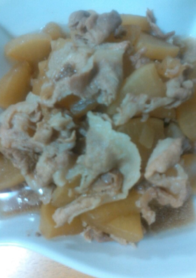 大根と豚肉のうま煮♪-レシピのメイン写真