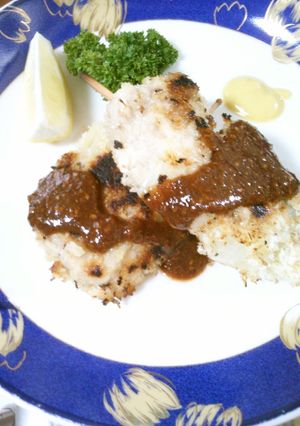 簡単 揚げない 玉ねぎ入りの 串カツ☆-レシピのメイン写真