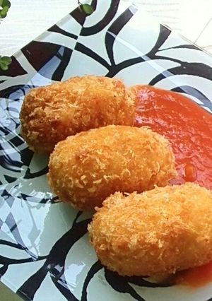 とろ～り蟹クリームコロッケ！バッター液で-レシピのメイン写真