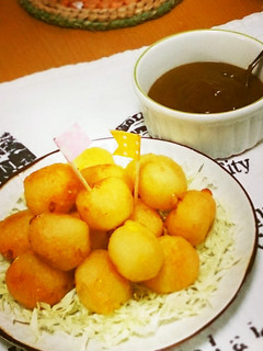 カレーで頂く!北海道産じゃがバタボール。-レシピのメイン写真
