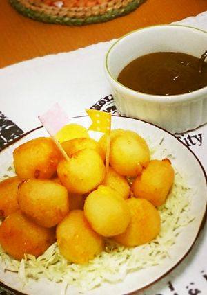 カレーで頂く!北海道産じゃがバタボール。-レシピのメイン写真