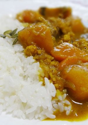 南瓜と鶏肉の秋カレー♡-レシピのメイン写真
