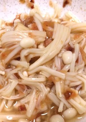 レンジで30秒♪えのきの梅おかか和え-レシピのメイン写真
