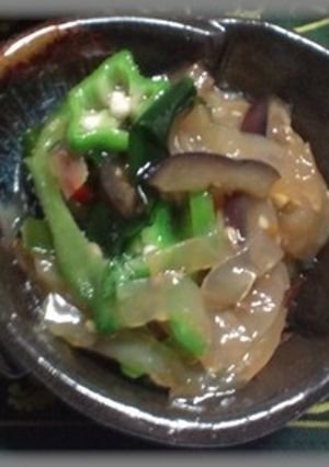 夏野菜の中華くらげ和え-レシピのメイン写真