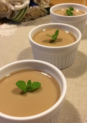 簡単☆とろける☆珈琲風味の杏仁豆腐-レシピのメイン写真