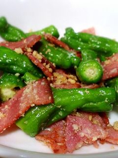 ししとうとベーコンの炒め物-レシピのメイン写真