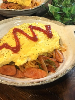 簡単めちゃうま♡オムナポリタン-レシピのメイン写真