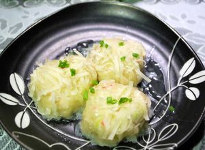 レンジで♪　蟹入りすり身で花しゅうまい-レシピのメイン写真