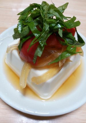 栄養ﾀｯﾌﾟﾘ簡単冷や奴♪-レシピのメイン写真