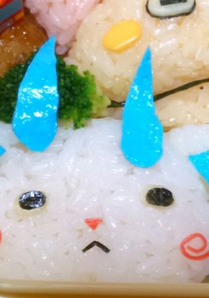 妖怪ウォッチキャラ弁 コマさん-レシピのメイン写真
