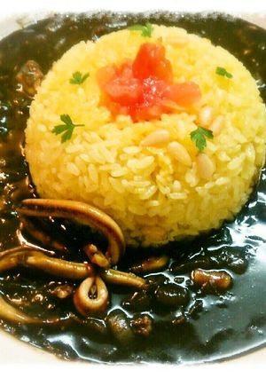 函館イカ墨ブラックカレー-レシピのメイン写真