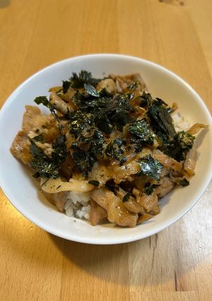 しょうが焼き丼-レシピのメイン写真