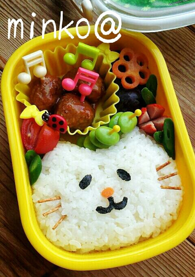 簡単キャラ弁･デコ弁 ねこちゃん♪-レシピのメイン写真