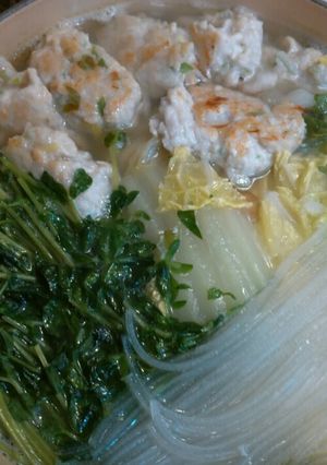 簡単☆鶏だんご鍋-レシピのメイン写真