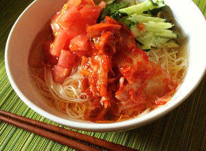 ぶっかけ韓国冷麺風そうめん-レシピのメイン写真