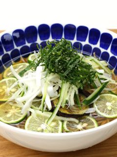冷た~い!すだち蕎麦-レシピのメイン写真