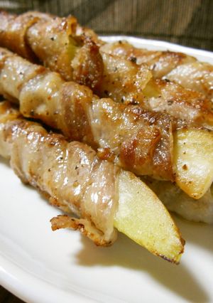 ＢＢＱにも好評☆茄子の豚バラ巻き-レシピのメイン写真
