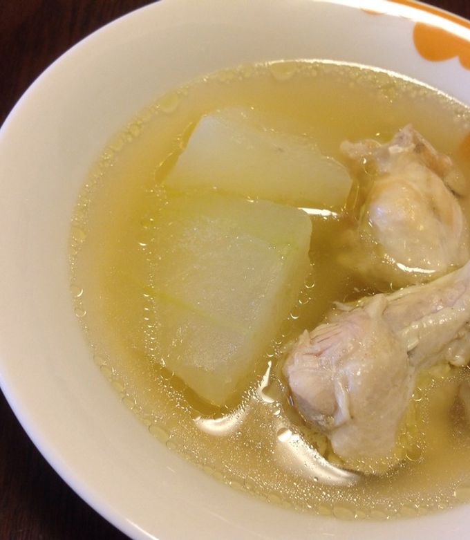 圧力鍋でトロトロ　手羽元と冬瓜のスープ-レシピのメイン写真