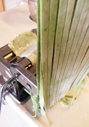 自家製☆ほうれん草の生パスタ★-レシピのメイン写真