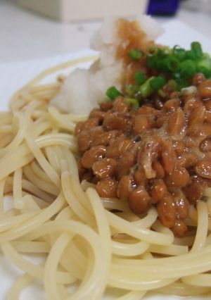 納豆パスタ＠大葉にんにく醤油を使って。-レシピのメイン写真