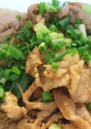 十穀米の豚丼＠大葉にんにく醤油を使って。-レシピのメイン写真