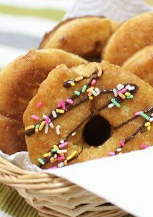 バレンタイン ドーナツ-レシピのメイン写真