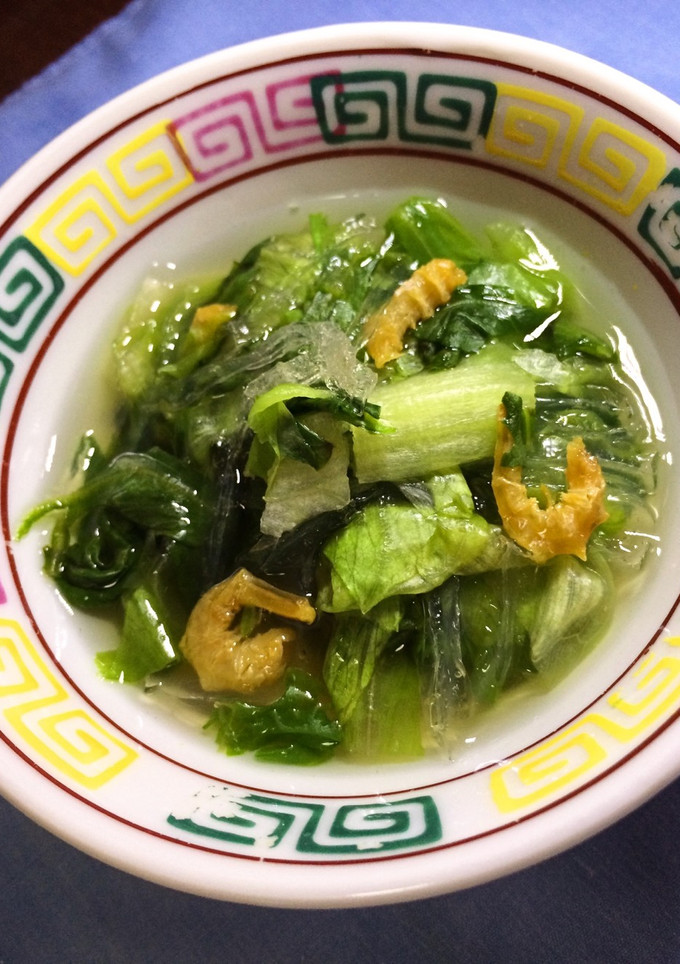 レタスと干しエビのスープ-レシピのメイン写真