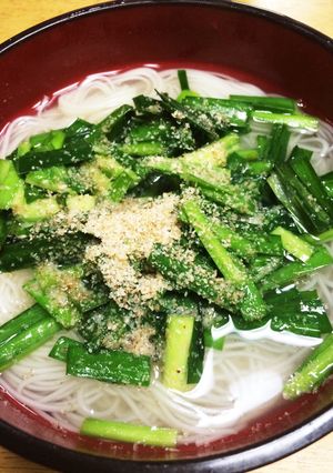 麺つゆいらず！ランチに簡単にゅうめん-レシピのメイン写真
