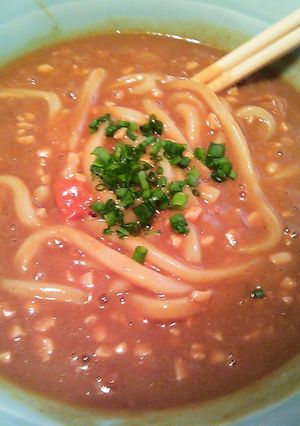 納豆カレーうどん-レシピのメイン写真