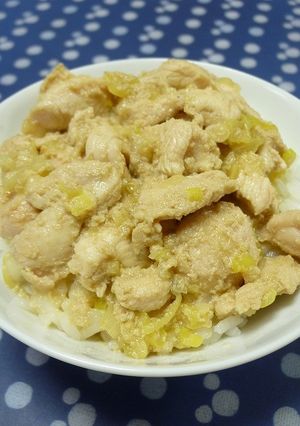 ご飯がすすむ！鶏ネギ丼-レシピのメイン写真