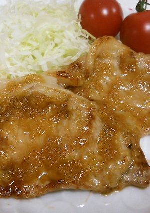 豚のりんご生姜焼き-レシピのメイン写真