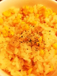 ツナコーンバターの洋風炊き込み御飯♡-レシピのメイン写真