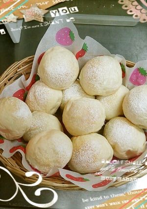 簡単♥幸せ白ﾊﾟﾝ♪手軽に作ろう!-レシピのメイン写真