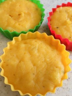 HCMで簡単☆かぼちゃの蒸しケーキ-レシピのメイン写真